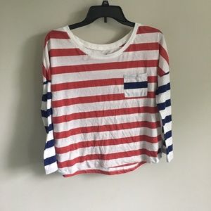 Red White and Blue Top